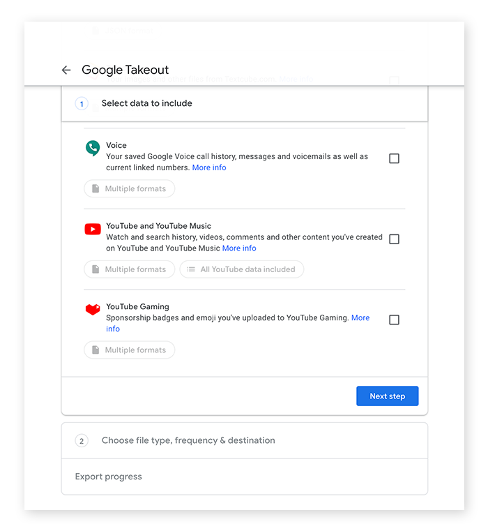 Descargue Sus Datos De Google Con Google Takeout AVG